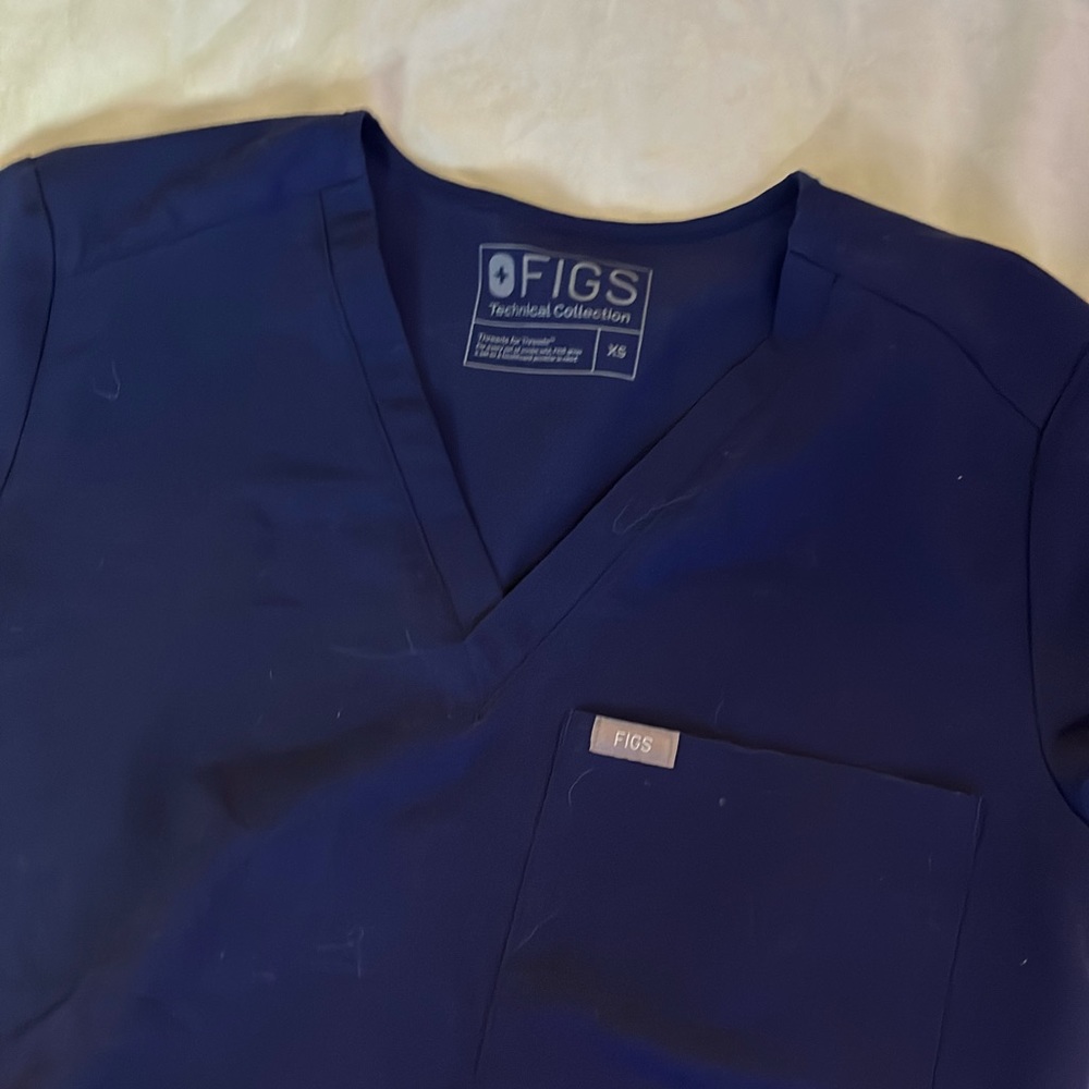 Figs top and bottom set Navy Blue